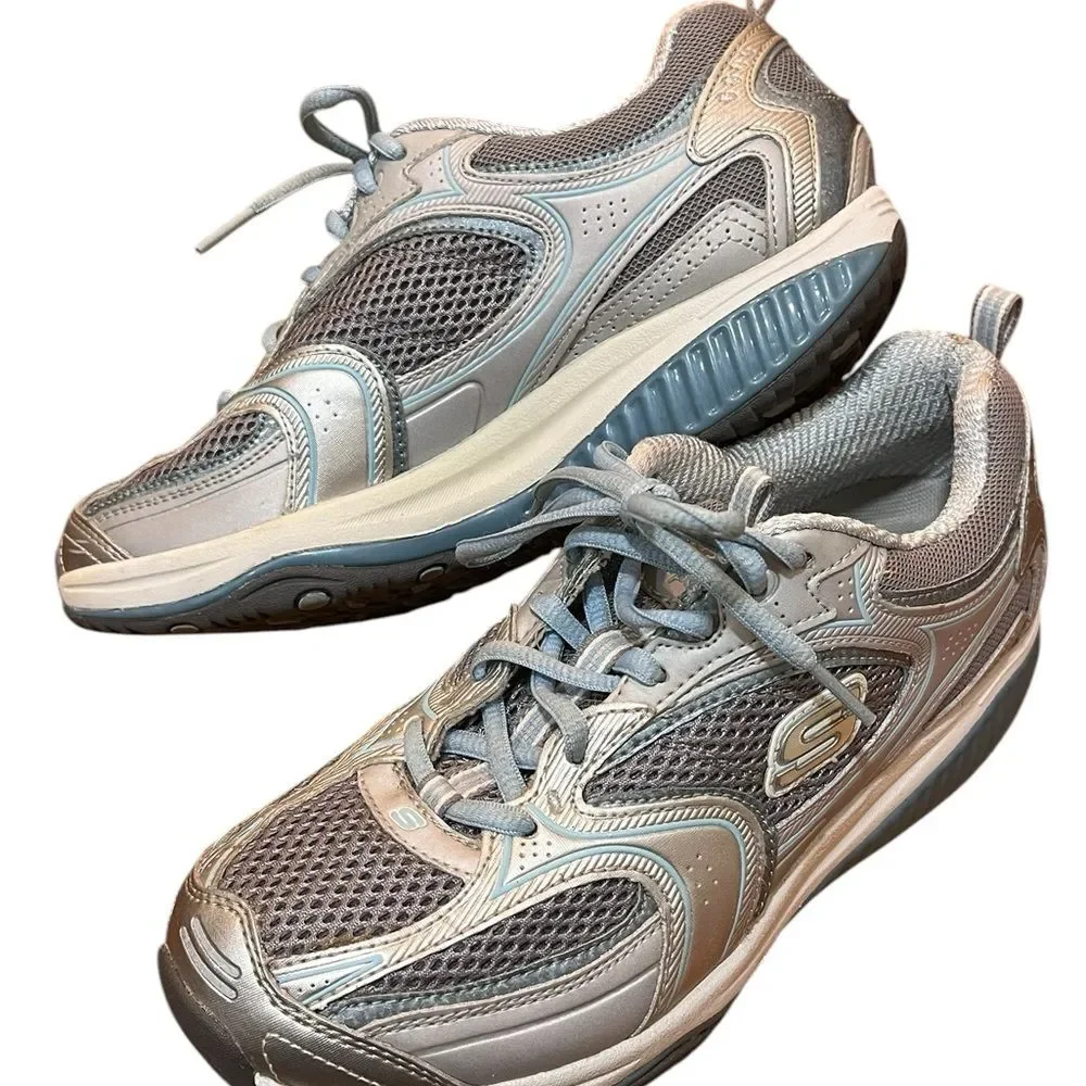 Skechers blue gray